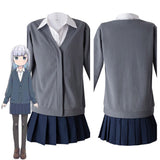 Anime Aharen-san Is Indecipherable Reina Aharen Cosplay Uniforme Disfraz Traje Vestido Falda