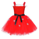 Niños Navidad Cosplay Disfraz Traje Tutu Vestido Falda Fiesta Halloween Christmas