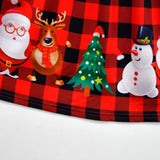 Niños Reindeer Reno Navidad Cosplay Disfraz Traje Vestido Falda Fiesta Halloween