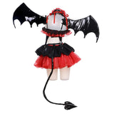 TV Date A Live Tokisaki Kurumi Nightmare Cosplay Disfraz Traje Navidad Carnaval Fiesta