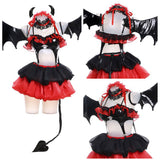 TV Date A Live Tokisaki Kurumi Nightmare Cosplay Disfraz Traje Navidad Carnaval Fiesta
