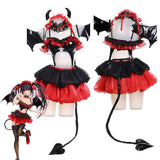 TV Date A Live Tokisaki Kurumi Nightmare Cosplay Disfraz Traje Navidad Carnaval Fiesta