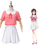 Anime Rent A Girlfriend Ichinose Chizuru/Mizuhara Chizuru Cosplay Disfraz Traje Vestido Falda