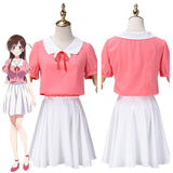 Anime Rent A Girlfriend Ichinose Chizuru/Mizuhara Chizuru Cosplay Disfraz Traje Vestido Falda