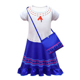 Anime Encanto Luisa Cosplay Navidad Disfraz Traje Vestido Falda Carnaval