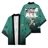 Anime My Hero Academia Izuku Midoriya Deku Cosplay Capa Kimono Cárdigan Abrigo Toga Pijama Casual