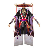 Juego Genshin Impact Fatui Cosplay Disfraz Halloween Fiesta Conjunto Carnaval Traje Per.