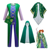 Película Hocus Pocus Winifred Sanderson Niños Cosplay Disfraz Traje Fiesta Halloween Carnaval