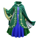 Película Hocus Pocus Winifred Sanderson Niños Cosplay Disfraz Traje Vestido Falda