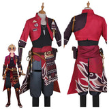 Juego Genshin Impact Thoma Cosplay Halloween Disfraz Conjunto Carnaval Traje Per.