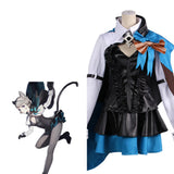 Juego Genshin Impact Lynette Cosplay Disfraz Traje Navidad Carnaval Fiesta