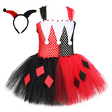 Película The Suicide Squad Harley Quinn Tutu Ñinos Cosplay Halloween Disfraz Vestido Carnaval Traje Per.