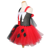 Película The Suicide Squad Harley Quinn Tutu Ñinos Cosplay Halloween Disfraz Vestido Carnaval Traje Per.