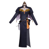 Juego Genshin Impact Lisa Cosplay Navidad Carnaval Disfraz Falda Vestido Conjunto Per.