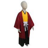 Anime Demon Slayer Tsugikuni Yorichi Niños Kimono Cosplay Disfraz Navidad Carnaval Fiesta Traje