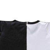Anime Niños Mono Oso blanco y negro de dibujos animados Cosplay Navidad Carnaval Halloween