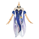 Juego Genshin Impact Ningguang Cosplay Navidad Disfraz Traje Vestido Carnaval