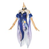 Juego Genshin Impact Ningguang Cosplay Navidad Disfraz Traje Vestido Carnaval