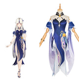 Juego Genshin Impact Ningguang Cosplay Navidad Disfraz Traje Vestido Carnaval