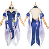 Juego Genshin Impact Ningguang Cosplay Navidad Disfraz Traje Vestido Carnaval