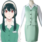 Anime Spy Family Yor Forger Cosplay Disfraz Traje Vestido Falda Unifome