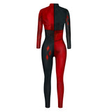 Película Harley Quinn Mono Cosplay Disfraz Halloween Fiesta Carnaval Traje Per.