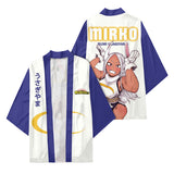 Anime My Hero Academia Mirko Rumi Usagiyama Cosplay Capa Kimono Cárdigan Abrigo Toga Pijama Casual