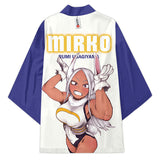 Anime My Hero Academia Mirko Rumi Usagiyama Cosplay Capa Kimono Cárdigan Abrigo Toga Pijama Casual