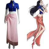 Anime One Piece Nico Robin Cosplay Navidad Disfraz Traje Vestido