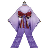 Juego Genshin Impact Baal / Raiden Makoto Cosplay Navidad Kimono Vestido Conjunto Carnaval Traje Per.