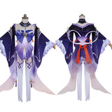 Juego Genshin Impact Sangonomiya Kokomi Cosplay Halloween Disfraz Falda Vestido Carnaval Traje Per.