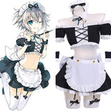 TV Date A Live Honjou Nia Mucama Cosplay Navidad Disfraz Traje Vestido Falda