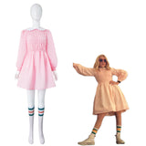 TV Stranger Things 11 Cosplay Navidad Disfraz Traje Vestido