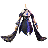 Juego Genshin Impact Keqing Opulent Splendor Piel Cosplay Navidad Disfraz Traje Vestido Falda Carnaval