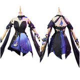 Juego Genshin Impact Keqing Opulent Splendor Piel Cosplay Navidad Disfraz Traje Vestido Falda Carnaval