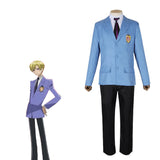 Anime Ouran High School Host Club Fujioka Haruhi / Tamaki Suou Cosplay Disfraz Traje Fiesta