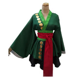 Anime One Piece Roronoa Zoro Kimono Cosplay Navidad Disfraz Traje Vestido