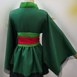 Anime One Piece Roronoa Zoro Kimono Cosplay Navidad Disfraz Traje Vestido