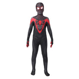 Juego Spider Man Miles Morales Niños Cosplay Mono Disfraz Traje Fiesta Halloween Carnaval