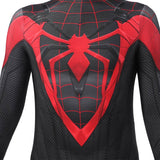 Juego Spider Man Miles Morales Niños Cosplay Mono Disfraz Traje Fiesta Halloween Carnaval