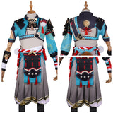 Juego Genshin Impact Gorou Cosplay Disfraz Halloween Fiesta Conjunto Carnaval Traje Per.