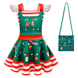 Niños Navidad Cosplay Disfraz Traje Ballet Vestido Falda Fiesta Halloween