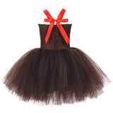 Niños Alce Navidad Cosplay Disfraz Traje Tutu Vestido Falda Fiesta Halloween Christmas