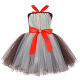 Niños Alce Navidad Cosplay Disfraz Traje Tutu Vestido Falda Fiesta Halloween Christmas