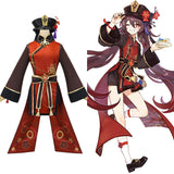 Juego Genshin Impact Hu Tao Cosplay Navidad Kimono Vestido Conjunto Carnaval Traje Per.