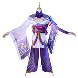 Juego Genshin Impact Baal Raiden Shogun Cosplay Disfraz Halloween Falda Vestido Carnaval Traje Mujer Per.