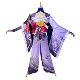 Juego Genshin Impact Baal Raiden Shogun Cosplay Disfraz Halloween Falda Vestido Carnaval Traje Mujer Per.