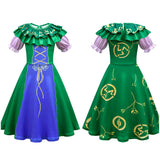 Película Hocus Pocus Winifred Sanderson Niños Cosplay Disfraz Traje Vestido Falda Halloween Carnaval