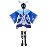 Juego Genshin Impact Cryo Abyss Mage Cosplay Disfraz Traje Navidad Carnaval Fiesta