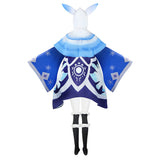 Juego Genshin Impact Cryo Abyss Mage Cosplay Disfraz Traje Navidad Carnaval Fiesta